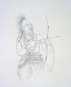 Meach-o-shin gaw (Il piccolo orso bianco) 1852 da George Catlin